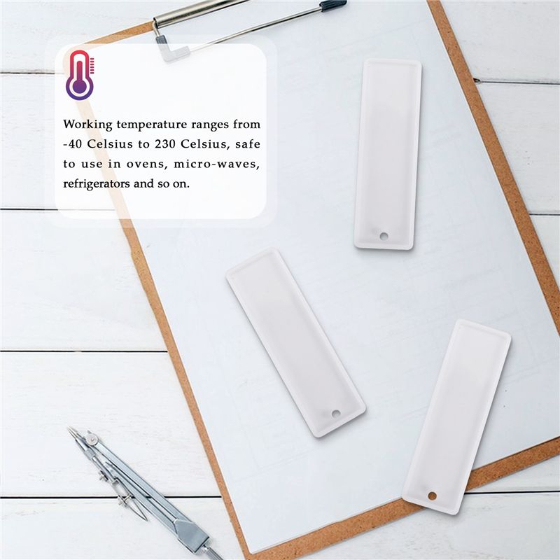 ABJN-6 Pcs/Set Rectangle Silic - Silicone Epoxy Resin Molds Set recension och pris