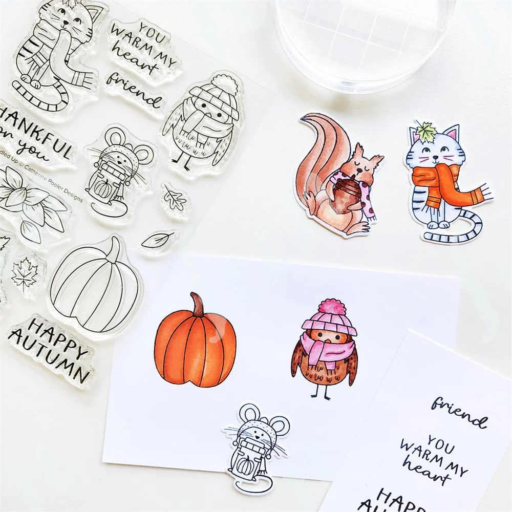 Flannel Background Stamp New M - Clear Silicone Stamps For Card Making recension och pris
