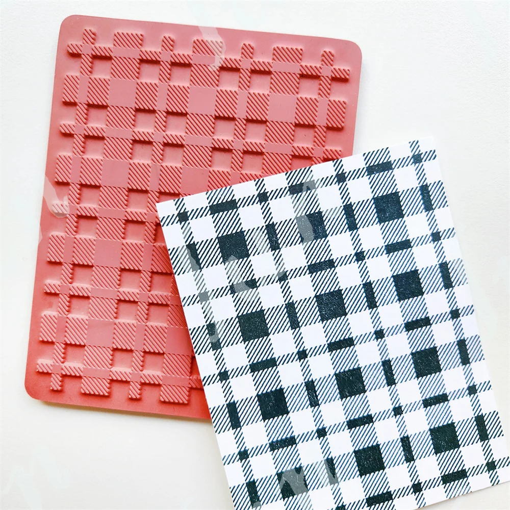 Flannel Background Stamp New M - Clear Silicone Stamps For Card Making recension och pris