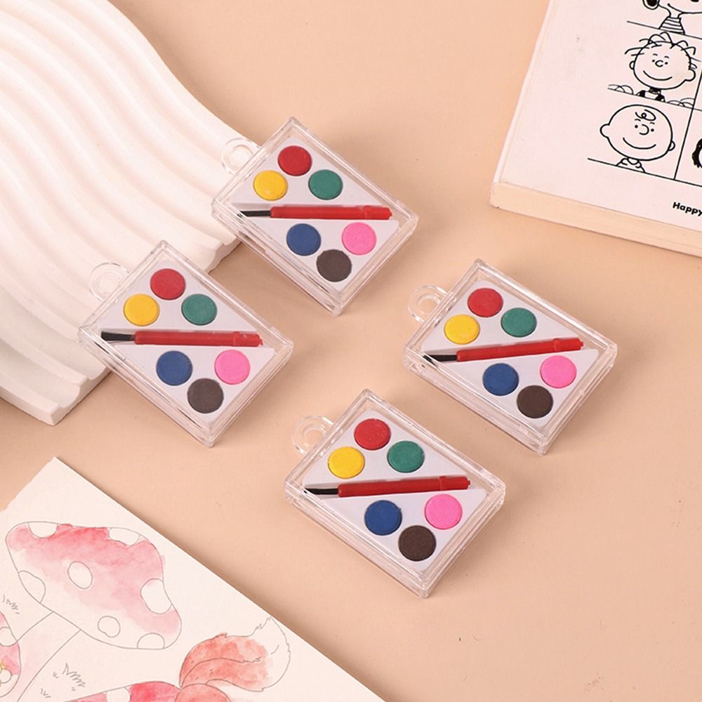 Portable with Painting Brush W - Watercolor Paint Set Solid Pigment recension och pris