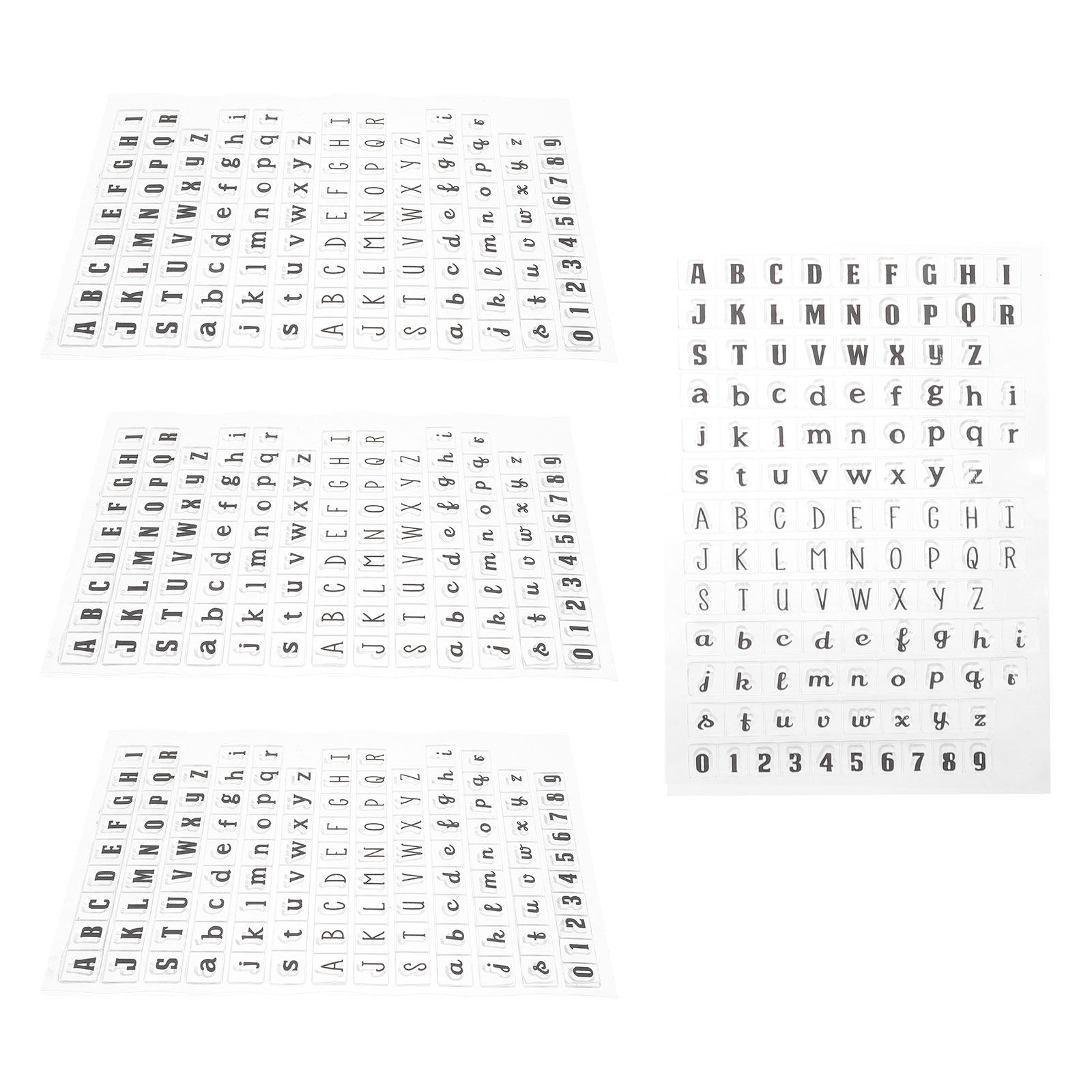 4Pcs Transparent Silicone Clea - Clear Silicone Stamps For Card Making recension och pris