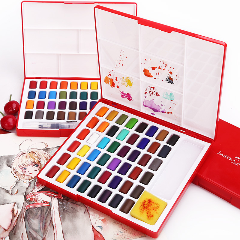 24/36/48 Colors Solid Watercol - Watercolor Paint Set Solid Pigment recension och pris