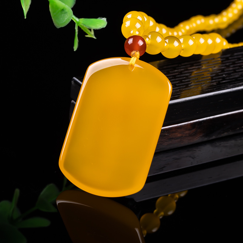 Full-color golden chalcedony p - Beading recension och pris